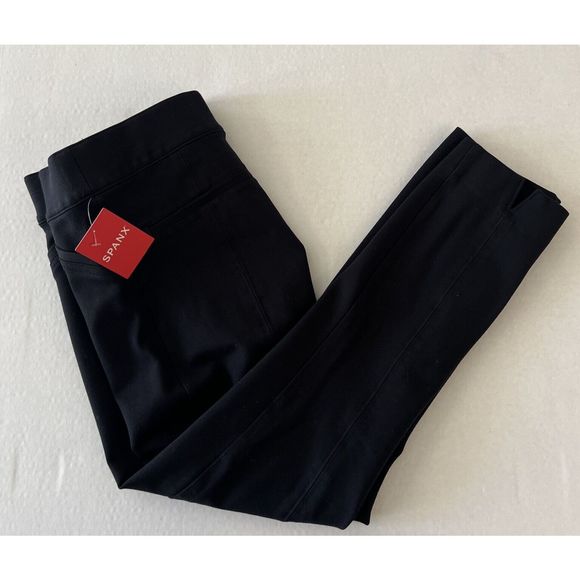 Spanx 20251Q Women Sz XS Very Black The Perfect Back Seam Skinny Pants - Picture 4 of 8